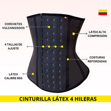 Cinturilla Látex Vulcanizado 4 hileras de broches