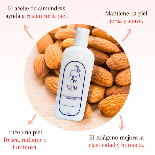 Crema De Almendras Con Colágeno