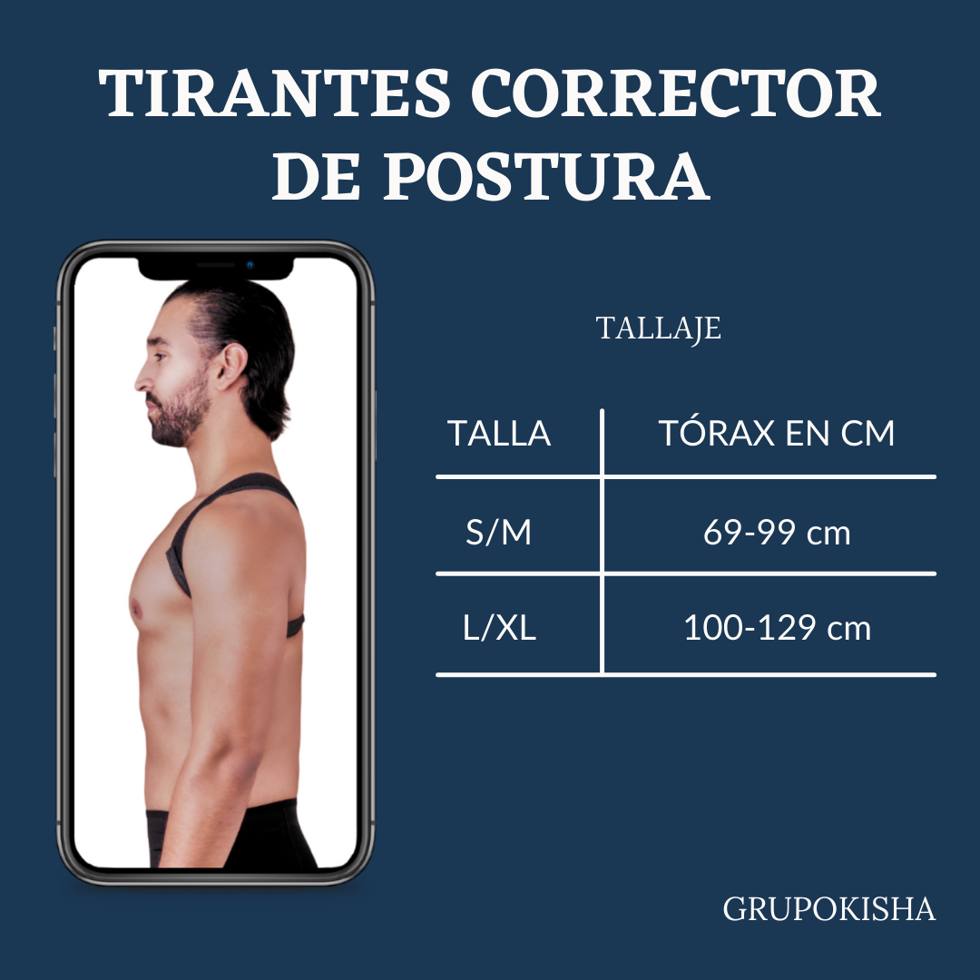 Tirante corrector de postura