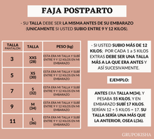 Faja Post Parto Corta
