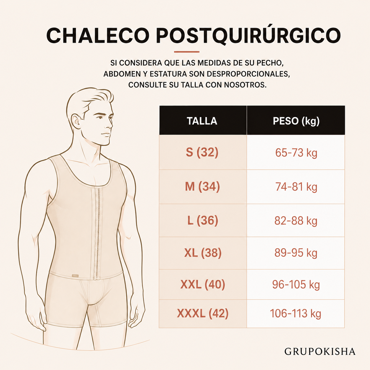 Guía de tallas