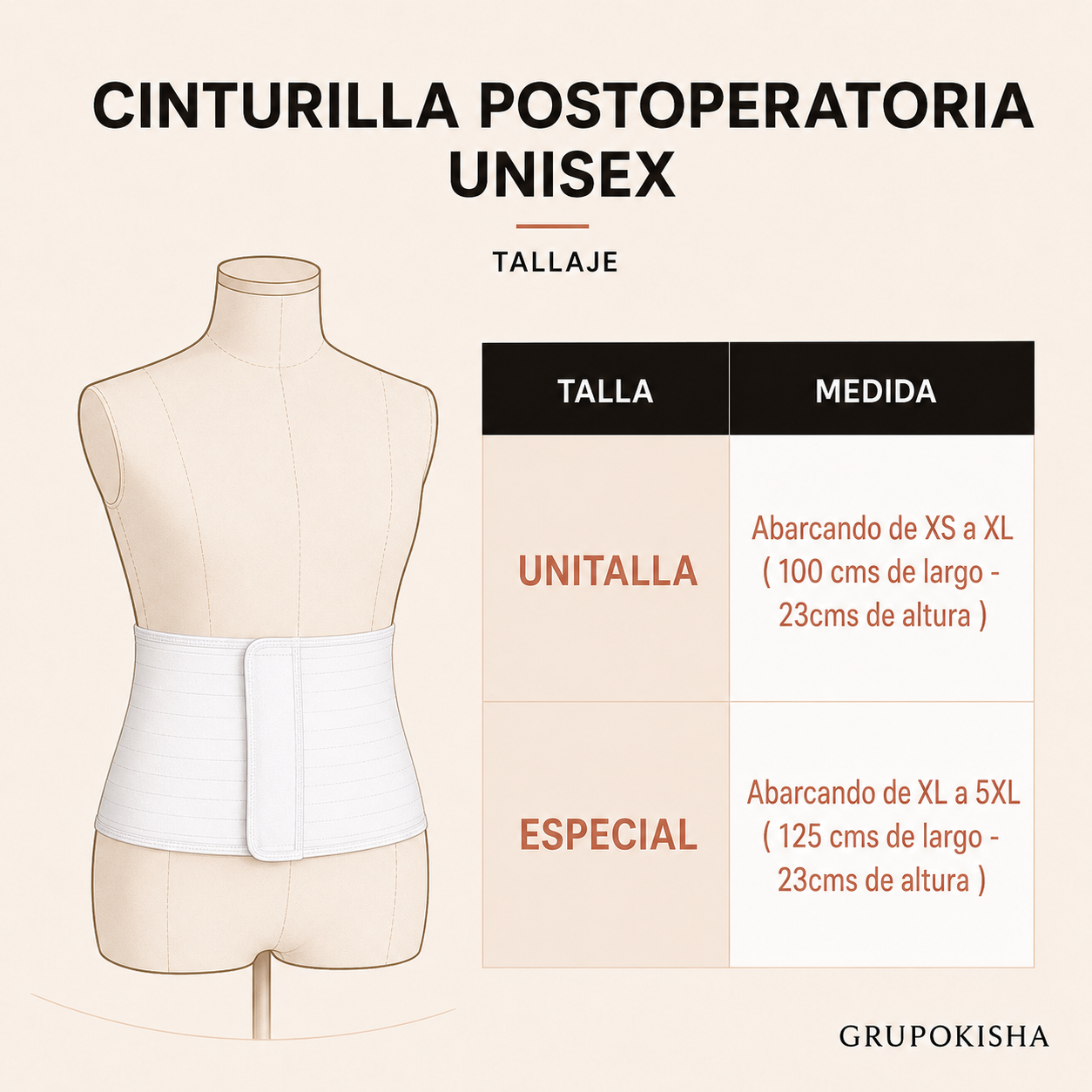 Guía de tallas