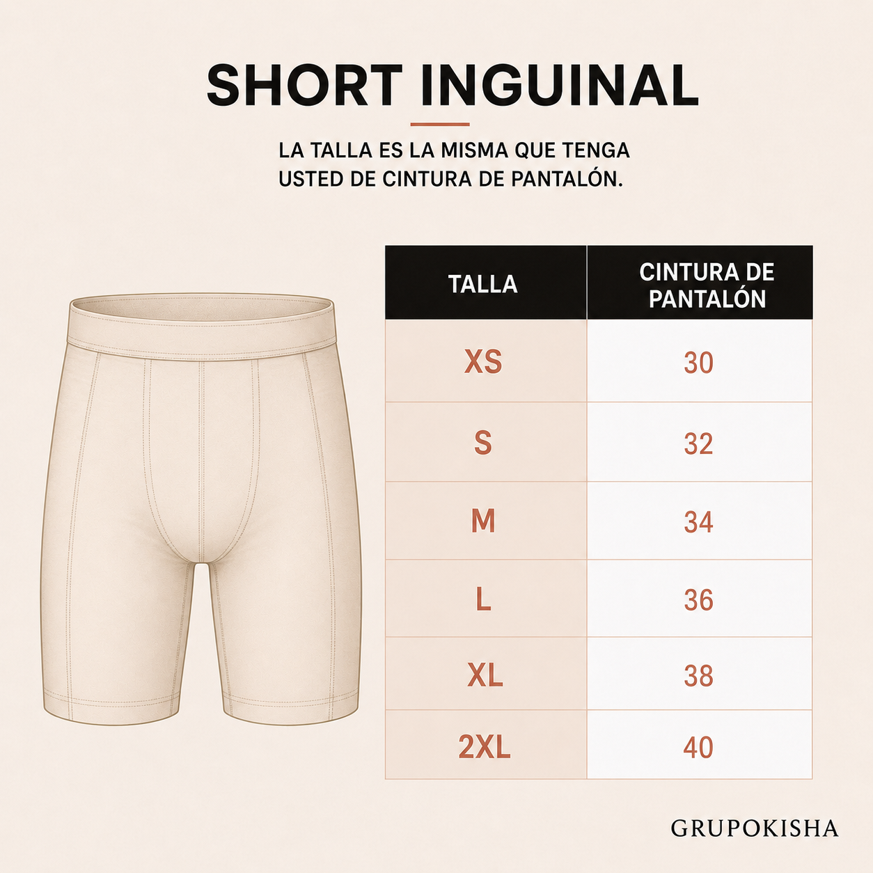 Guía de tallas